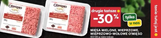 Mięsa mielone, wieprzowe, wieprzowo-wołowe O!Mięso