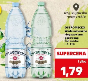 Ostromecko Woda mineralna niegazowana, gazowana