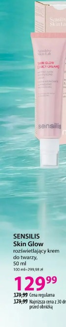 Sensilis Skin Glow rozświetlający krem do twarzy