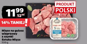 Mięso na gulasz wieprzowy z szynki Sztuka Mięsa