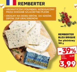 Remberter Bleu Brique Ser pleśniowy