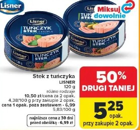 Stek z tuńczyka Lisner