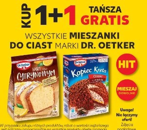 Mieszanki do ciast Dr. Oetker