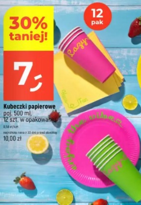Kubeczki papierowe 500 ml