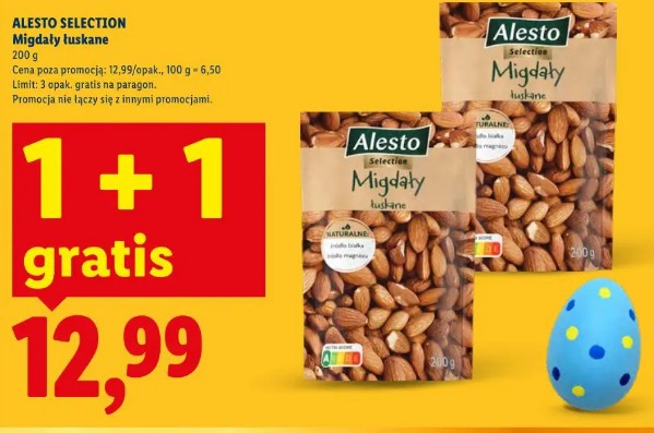 Alesto Selection Migdały łuskane