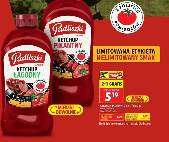 Pudliszki ketchup pikantny