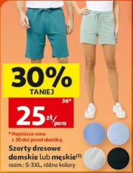 Szorty dresowe damskie lub męskie