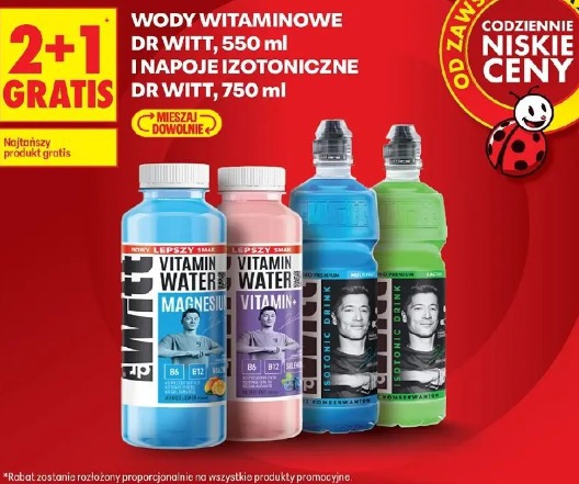 Wody witaminowe Dr Witt i napoje izotoniczne Dr Witt