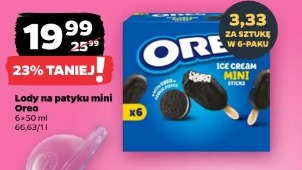 Lody na patyku mini Oreo