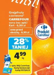 Grejpfruty czerwone Carrefour