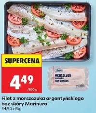 Filet z morszczuka argentyńskiego bez skóry Marinero