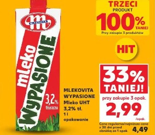 Mlekovita Wypasione Mleko UHT 3,2% tł.