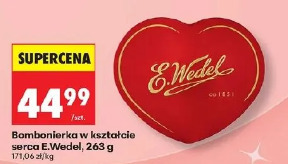 Bombonierka w kształcie serca E.Wedel