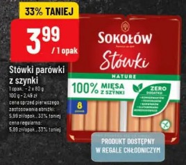 Sokołów Słówki Stówki parówki z szynki