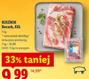 RZEŹNIK Boczek, XXL