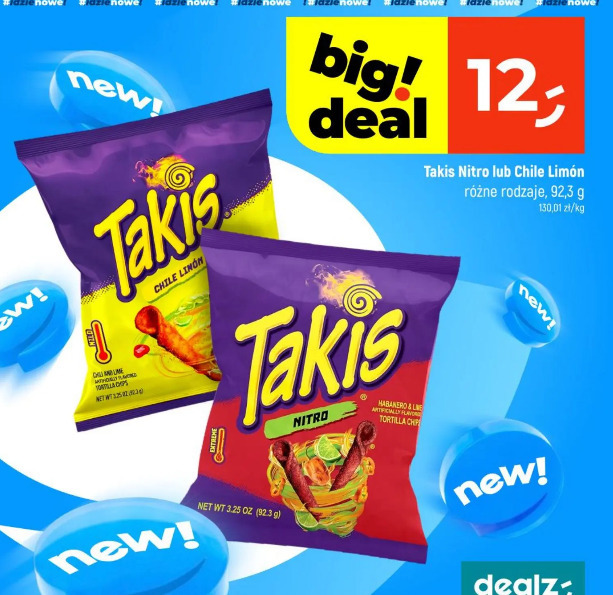 Takis Nitro lub Chile Limón