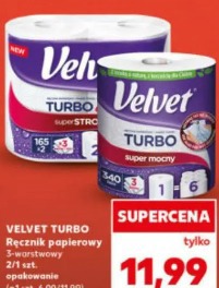 Velvet Turbo Ręczniki papierowy 2/1 szt.