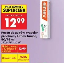 Pasta do zębów przeciw próchnicy Elmex Junior