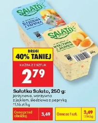 Sałatka Salato, 250 g: jarzynowa, warzywna z jajkiem, śledziowa z papryką