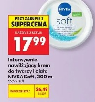 Intensywnie nawilżający krem do twarzy i ciała NIVEA Soft