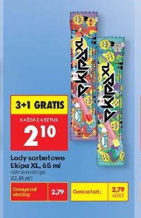 Lody sorbetowe Ekipa XL