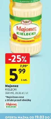 Majonez Kielecki bez konserwantów