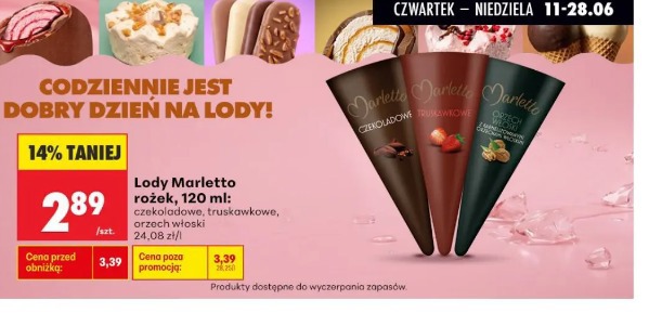 Lody Marletto rożek