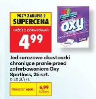 Jednorazowe chusteczki chroniące pranie przed zafarbowaniem Oxy Spotless