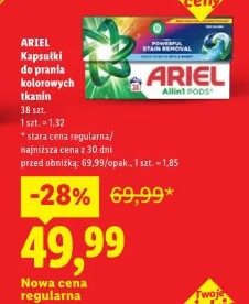 Ariel Kapsułki do prania kolorowych tkanin