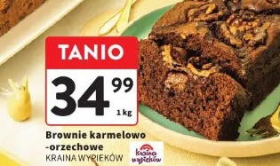 Brownie karmelowo-orzechowe Kraina Wypieków