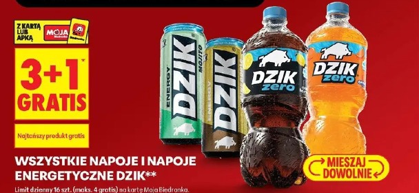 Napoje i napoje energetyczne Dzik