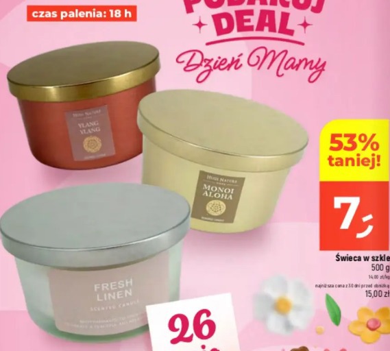 Świeca w szkle