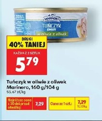 Tuńczyk w oliwie z oliwek Marinero