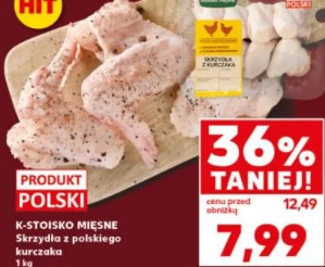 K-stoisko mięsne Skrzydła z polskiego kurczaka