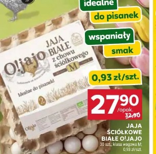 Jaja ściółkowe białe Oljajo