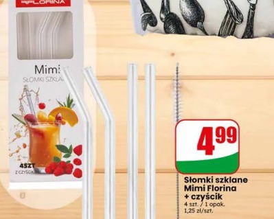 Słomki szklane Mimi Florina + czyścik