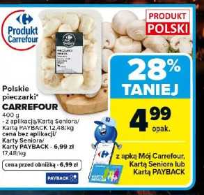 Polskie pieczarki Carrefour