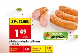 Kiełbasa śląska grillowa