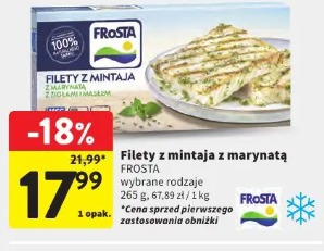 Filety z mintaja z marynatą Frosta