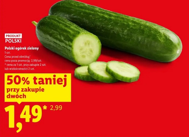 Polski ogórek zielony