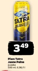 Piwo Tatra Jasne Pełne
