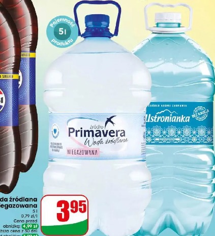 Woda źródlana niegazowana Primavera/Muszynianka