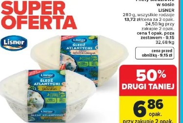 Filety śledziowe w sosie LISNER