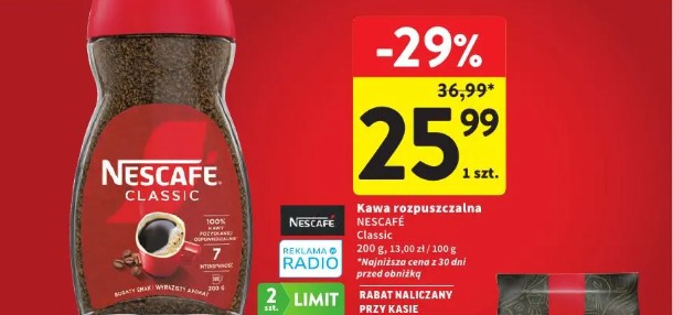 Kawa rozpuszczalna Nescafé Classic