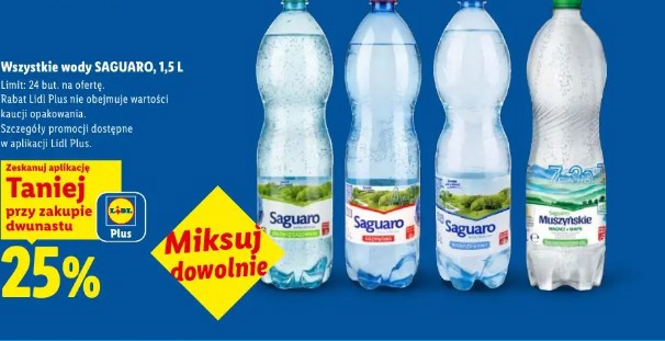 Wszystkie wody Saguaro 1,5 l