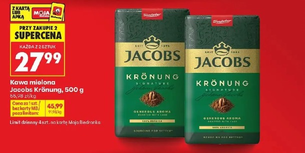 Kawa mielona Jacobs Krönung