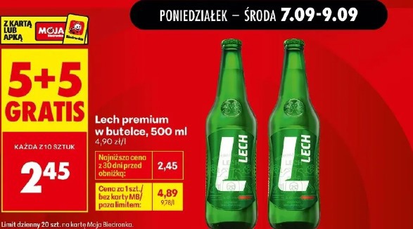 Lech premium w butelce