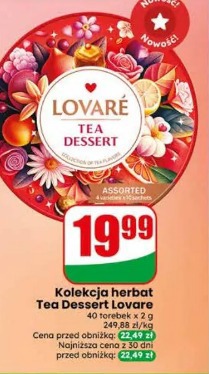 Kolekcja herbat Tea Dessert Lovare