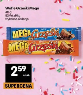 Wafle Grześki Mega