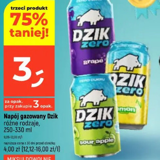 Napój gazowany Dzik